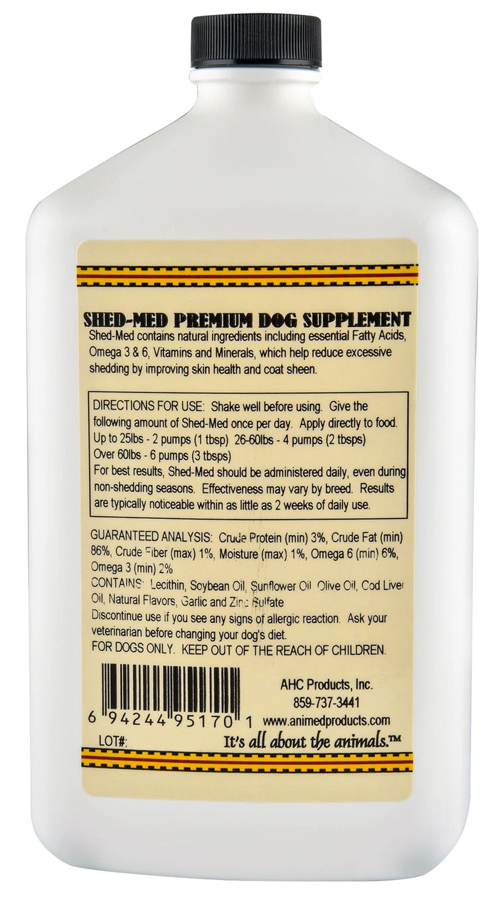 Shed Med Skin & Coat Supplement for Dogs - AXG7 - 2
