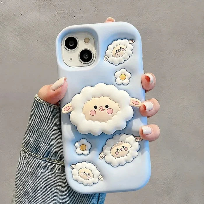 Sheep Folding Stand Holder Lamb Bracket Phone Case PhoneShells