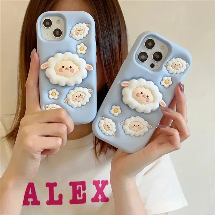 Sheep Folding Stand Holder Lamb Bracket Phone Case PhoneShells