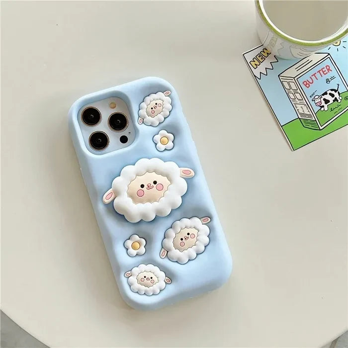 Sheep Folding Stand Holder Lamb Bracket Phone Case PhoneShells