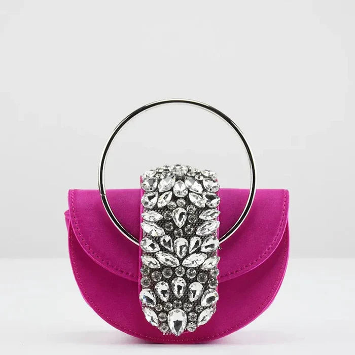 Shiny Rhinestone Clutch Purse.