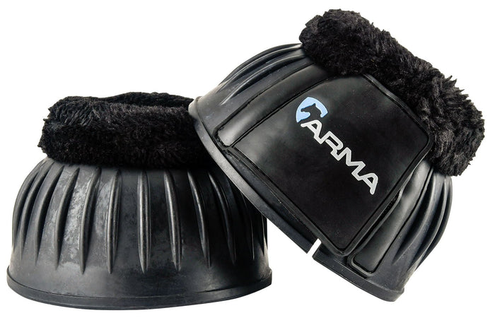 Shires Arma Fleece Bell Boots - SEPVM - Black - Full - 1