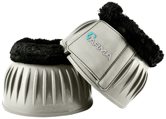 Shires Arma Fleece Bell Boots - SEPVS - Gray - XFull - 6