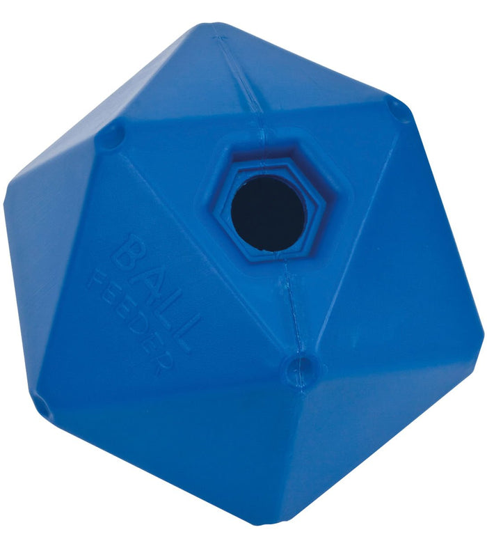 Shires Ball Feeder Horse Toy, 9" - SEPAH - Blue - 1