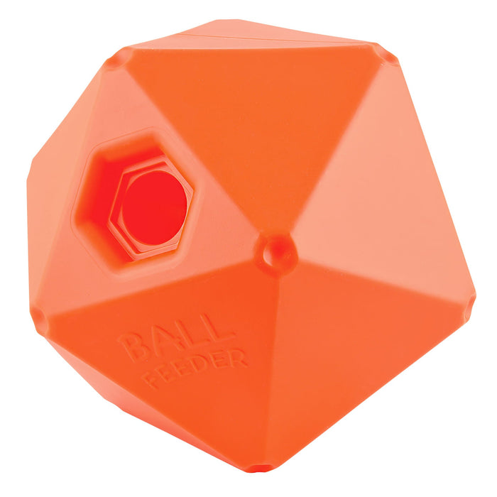 Shires Ball Feeder Horse Toy, 9" - SEPTU - Orange - 7