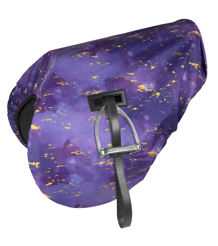 Shires Patterned Waterproof Saddle Cover - SEP218 - Amethyst - 6