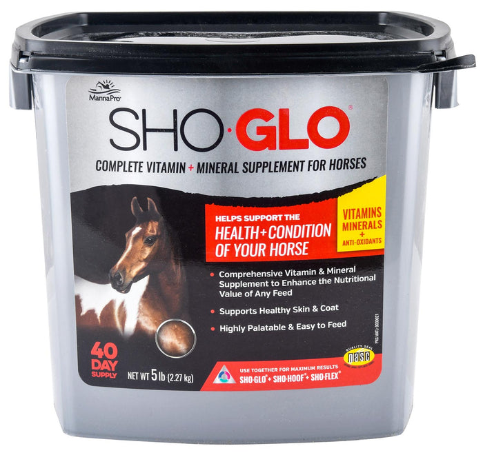 Sho - Glo Vitamins & Minerals for Horses - CAS1 - 5 lbs - 1