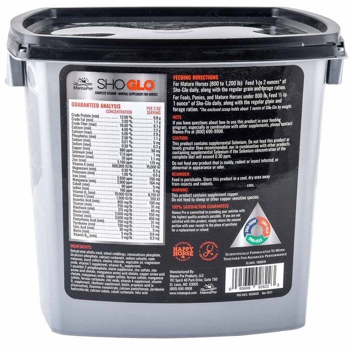 Sho - Glo Vitamins & Minerals for Horses - CAS1 - 5 lbs - 2