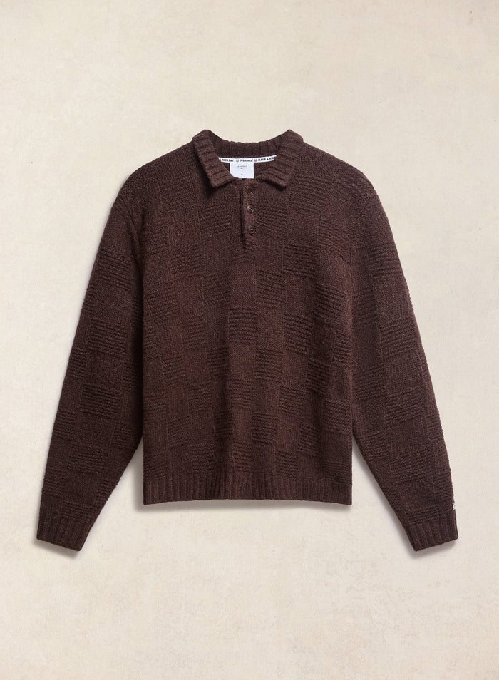 Shugart Knit Jumper | Alpaca Wool | Brown