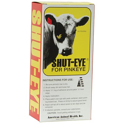 Shut - Eye Patches for Cattle Pinkeye Treatment - AMAS2 - Shut - Eye Kit, Calf Size - 4