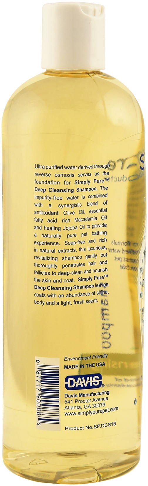 Simply Pure Deep Cleaning Shampoo - DAVSF - 1 gallon - 6