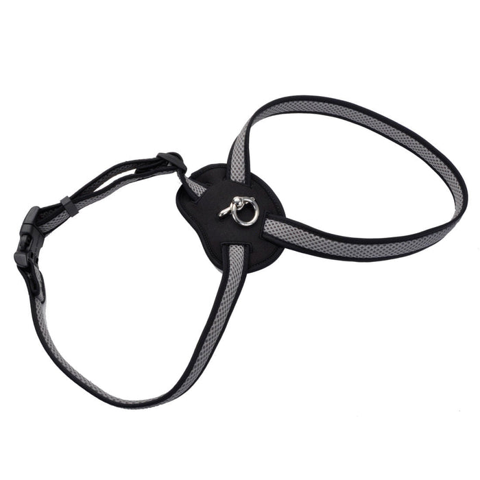 Size Right Mesh Dog Harness - C21F3 - GRY - Small - 3/4" x 18" - 24" - 2