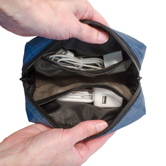 Small Travel Utility Pouch - Opened