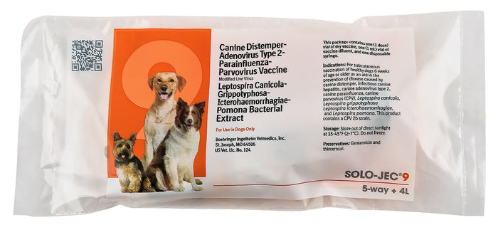 Solo - Jec 9 (9 - Way Dog Vaccine) - A9S9 - 1 Dose - 3