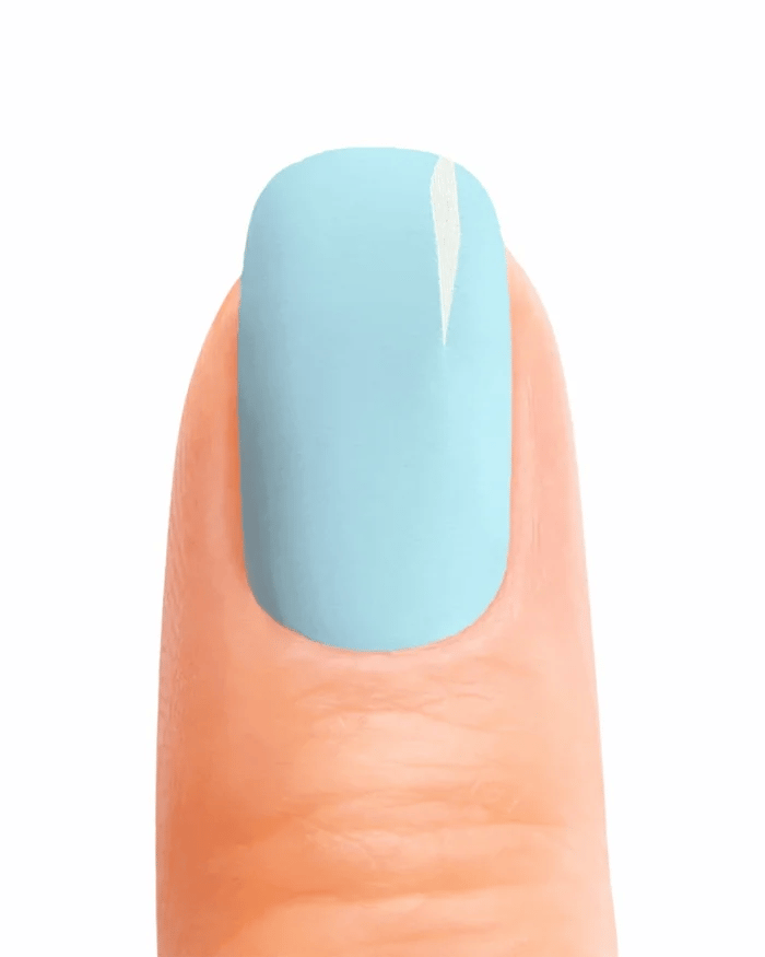 Stickers ongles en gel Solvik Geeli House avec couleurs pastel blanc, jaune et bleu