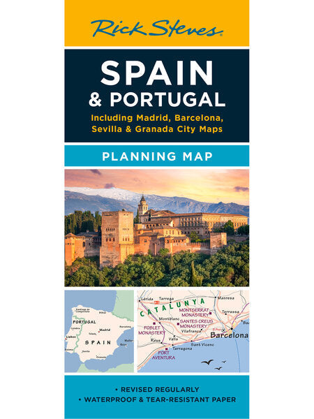 Spain & Portugal Planning Map by Rick Steves