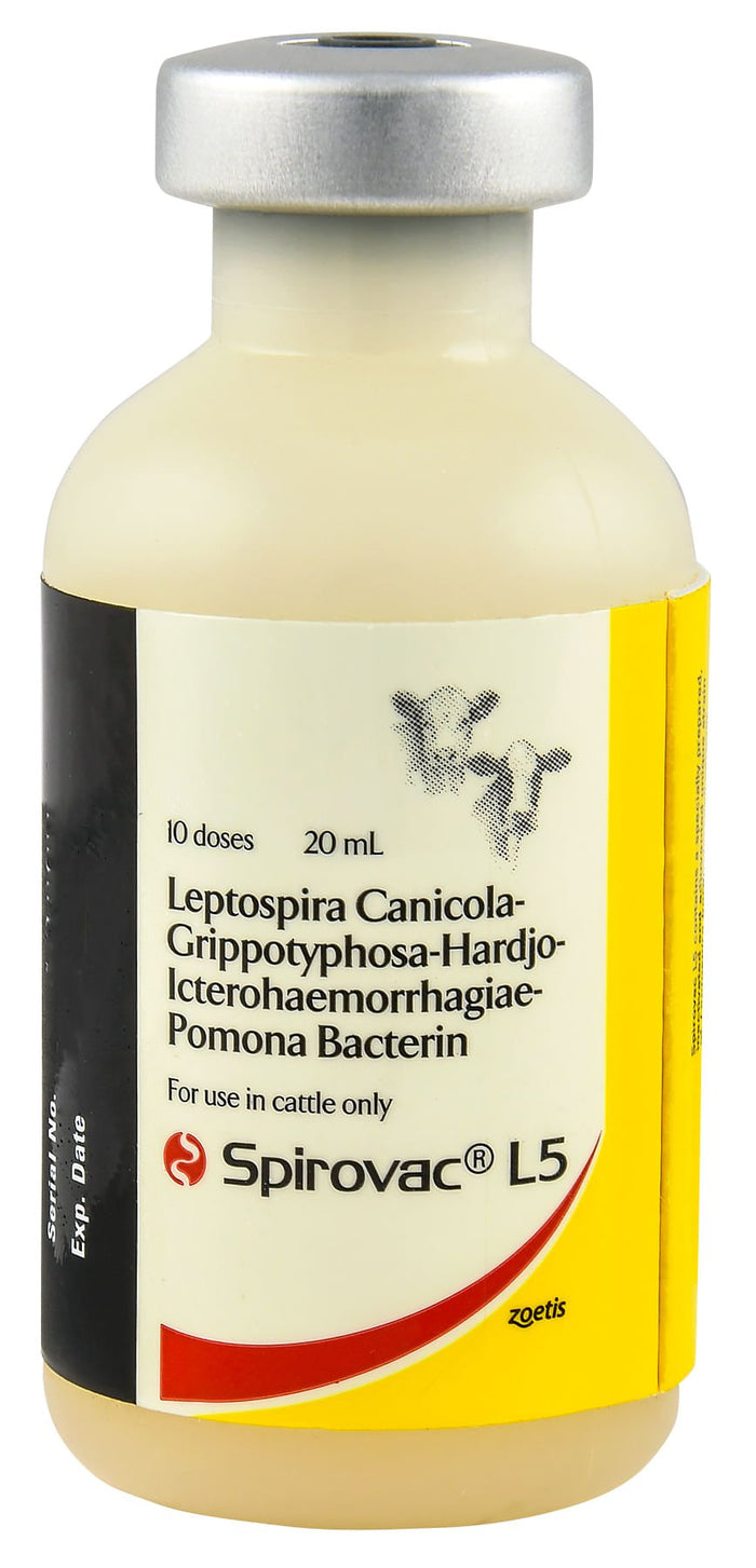 Spirovac L5 Cattle Vaccine, 50 Dose - N2SO - 50 Dose Vial - 1