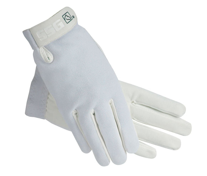 SSG All Weather Riding Gloves - SG1G - White - 5/6 - 3