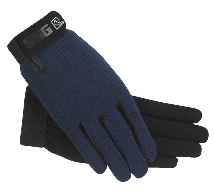 SSG All Weather Riding Gloves - SG1L - Navy Blue - 5/6 - 4