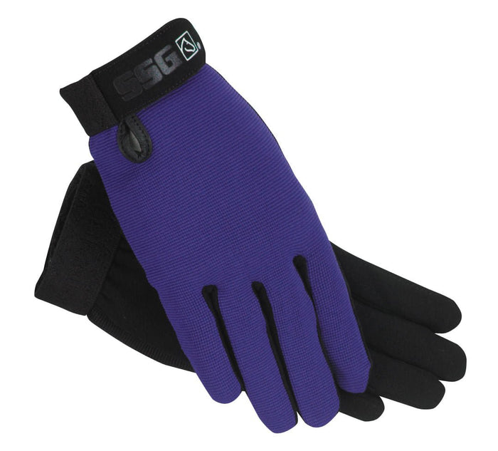 SSG All Weather Riding Gloves - SG1T - Purple - 5/6 - 6