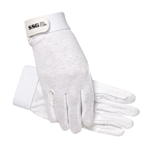 SSG Velcro Wrist Gripper Glove - SG2G - White - XSmall/5 - 2