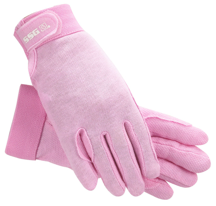 SSG Velcro Wrist Gripper Glove - SG2M - Pink - XSmall/5 - 3