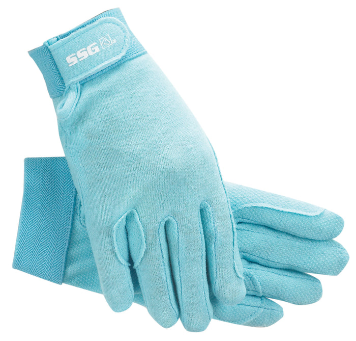 SSG Velcro Wrist Gripper Glove - SG2U - Light Blue - XSmall/5 - 5