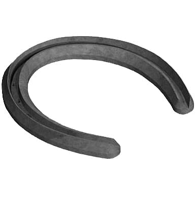 St. Croix Regular Weight Rim Steel Horseshoes – Forged Durable Hoof Shoes with Rolled Toe for Traction - SOS6 - Size 000 - 1 Pair - 2