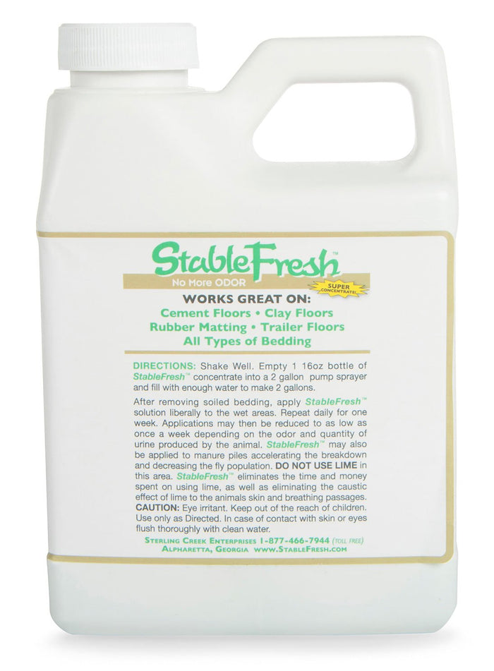 Stable Fresh Odor Control Stall Odor Eliminator Concentrate - B5AA - 16 oz - 5