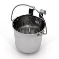 Stainless Steel Pail, Flat Sided Hook-On with Rivets - 010LB-8356 - 1 qt - 1 ct - 2