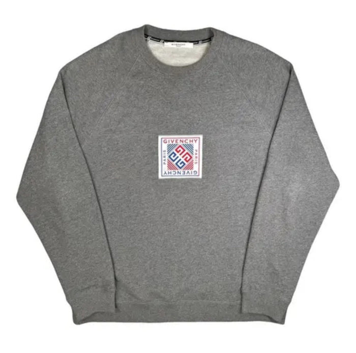 Givenchy Stamp Logo Crewneck Grey