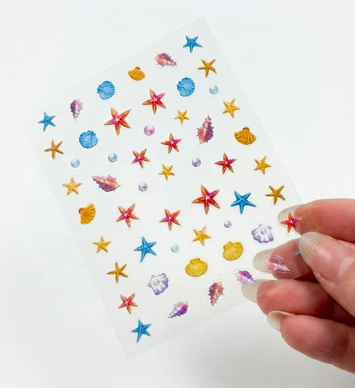 Stickers décoratifs coquillages