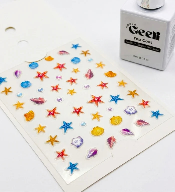 Stickers décoratifs coquillages