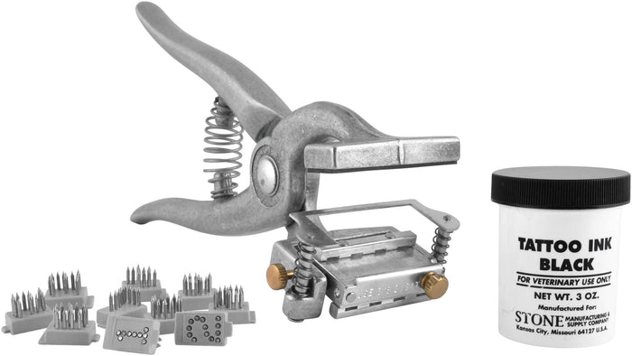 Stone® Standard Tattoo Kit with Revolving Head & Ear Release - STT2 - 1