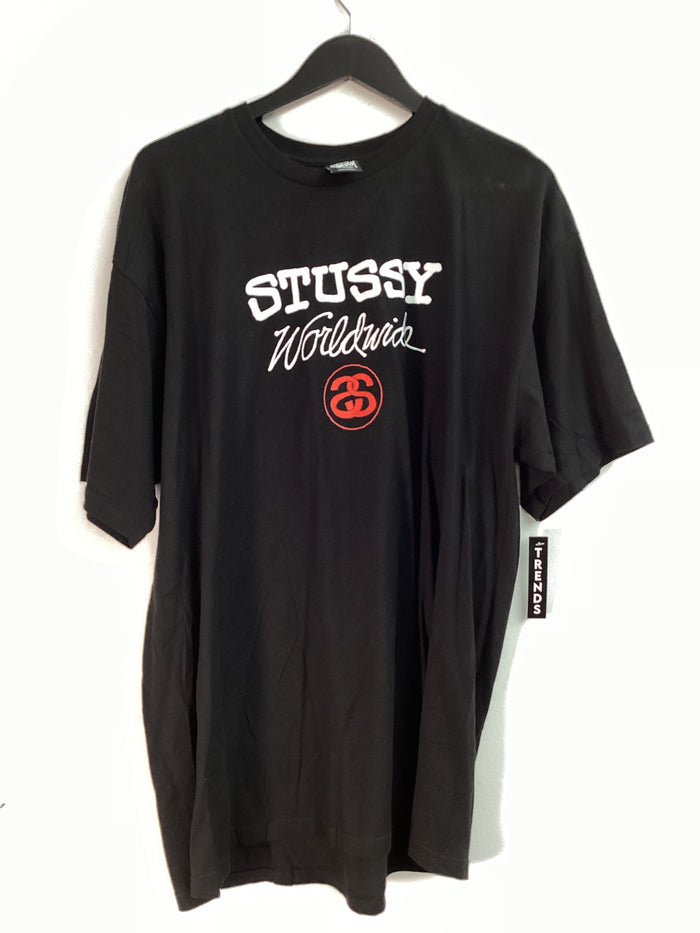 Stussy Worldwide Tee Black