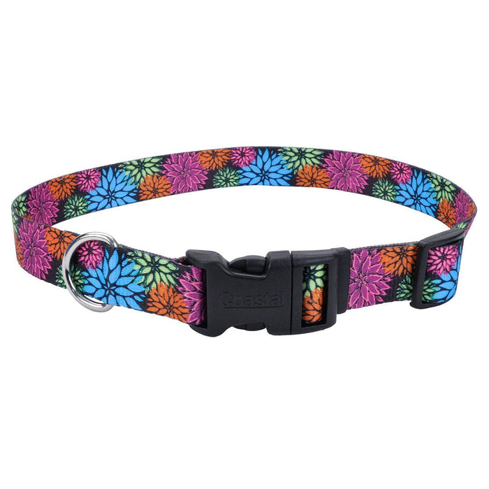 Styles Adjustable Dog Collar - C21D7 - Wildflower - X - Small - 3/8" x 8" - 12" - 6