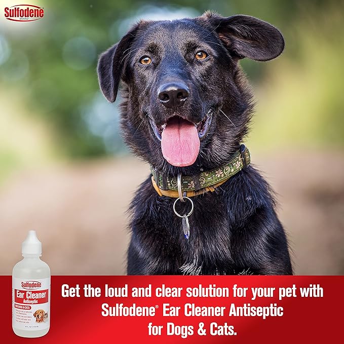 Sulfodene Ear Cleaner Antiseptic for Dogs and Cats - FAAQ - 2