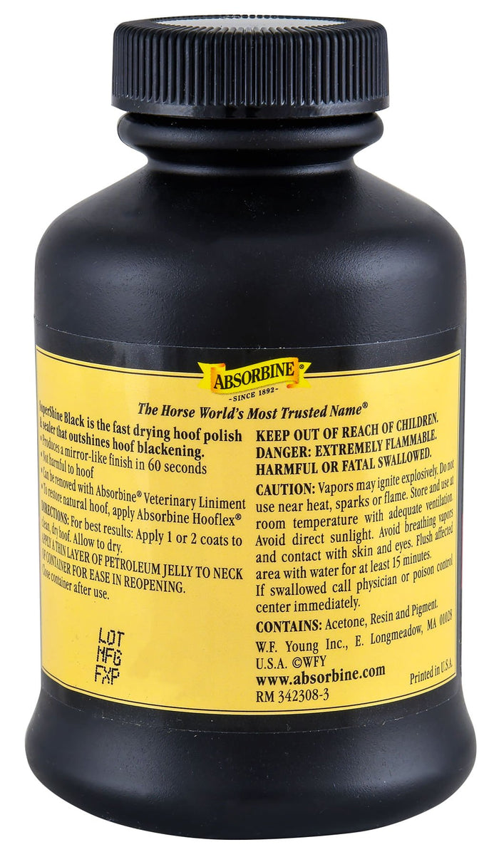 SuperShine Hoof Polish & Sealer - Y1H1 - Black - 2