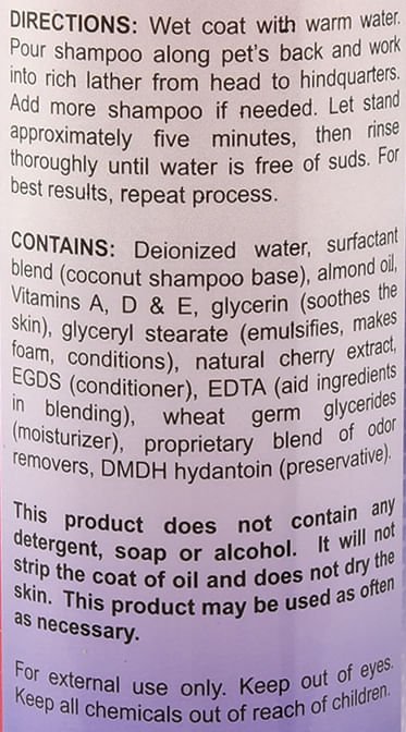 Supra Odor Control Pet Shampoo - G7S4 - 17 oz - 6