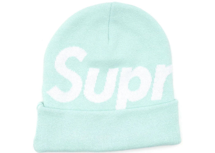 Supreme Big Logo Beanie Teal