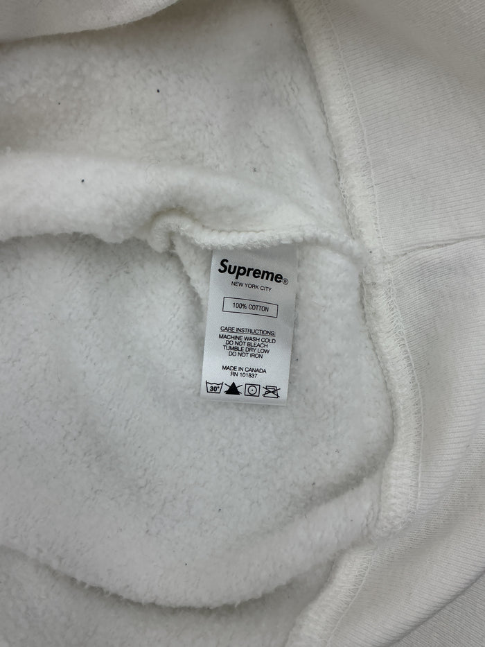Supreme Franklin Hooded Sweatshirt White