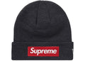 Supreme New Era Box Logo Beanie (FW21) Charcoal