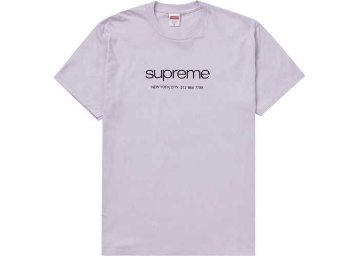 Supreme Shop Tee Light Purple