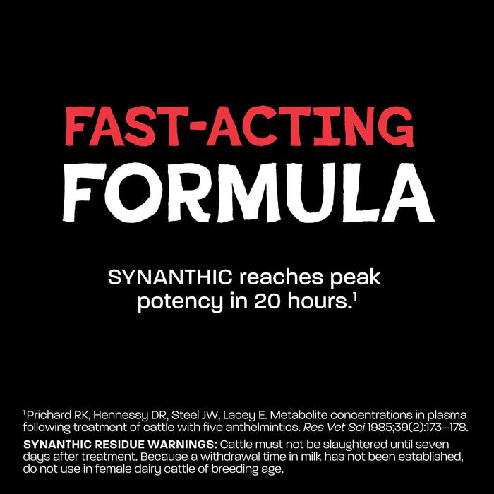 Synanthic 22.5% Bovine Dewormer Suspension, Oxfendazole Oral Dewormer for Cattle - F7SD - Drench Gun (15 ml) - 8