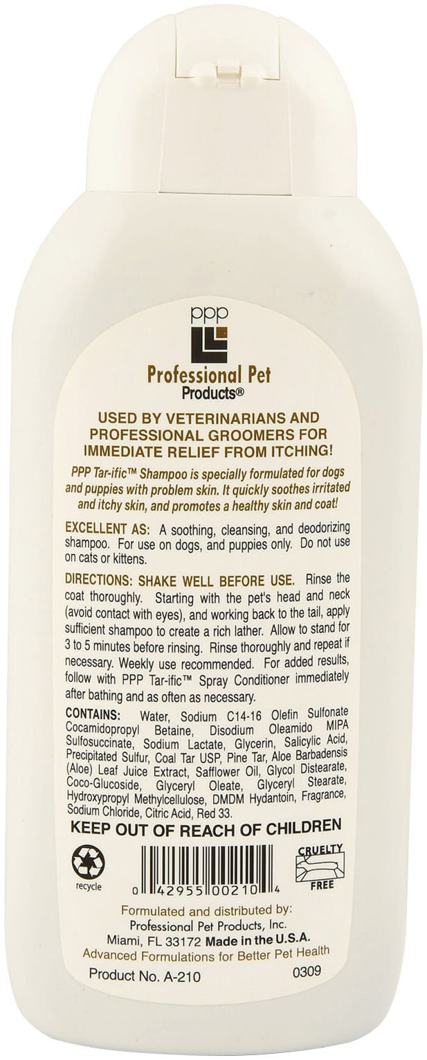 Tar - ific Shampoo Skin Relief for Dogs - PGM1 - 13.5 oz - 4