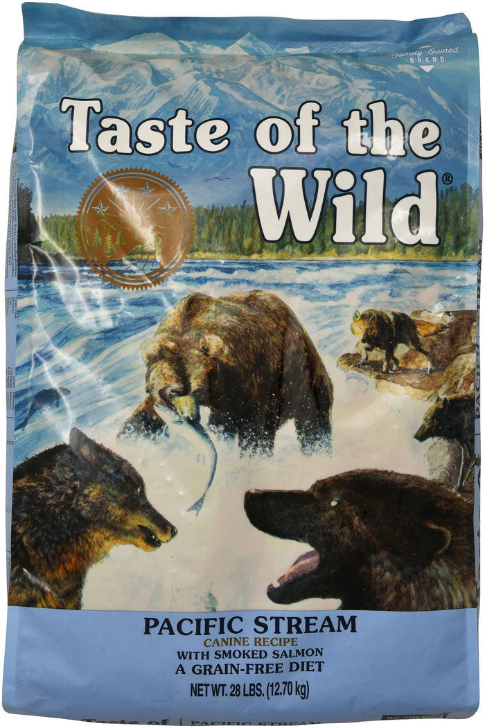 Taste of the Wild Pacific Stream Smoke Flavored Salmon Grain Free Dry Dog Food - UGAX - 28 lbs - 3