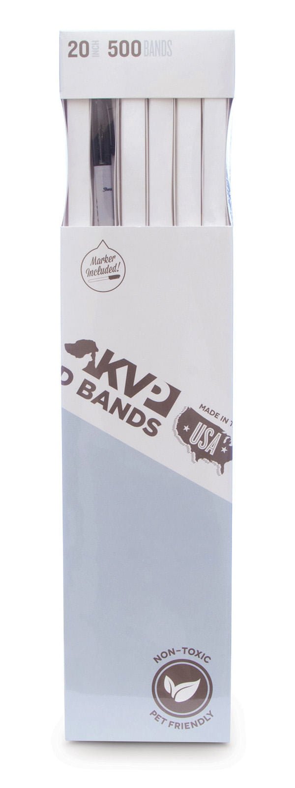 Temporary ID Bands, 20" L - EZE1 - 500 - White - 1