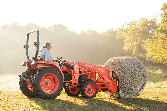 Texas HayNet Heavy Gauge Round Bale Hay Net, 2.25" Holes - THAE - Cube - 13lbs - 4
