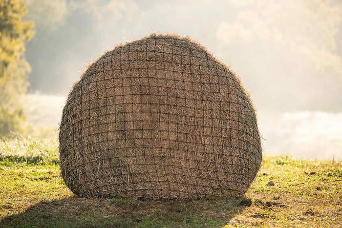 Texas Haynet Livestock Hay Bale Net for Round or Square Bales, 3" Holes - THAD - Round - 6 lbs - 2