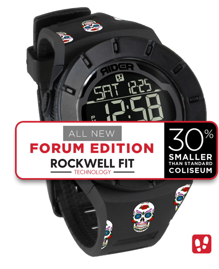 The Coliseum Fit™ - Sugar Skull FORUM EDITION (Phantom Black) Watch Rockwell Time